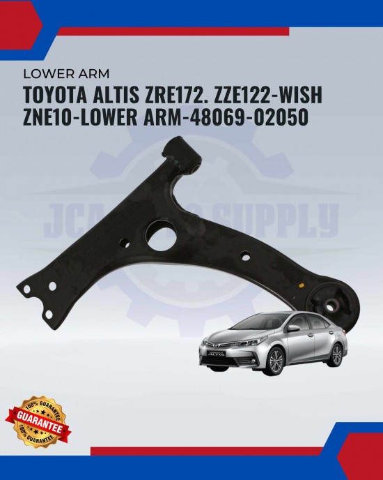 Toyota Altis ZRE172. ZZE122. Wish ZNE10-Front Lower Arm Right-48069-02050 Lower Arm / Upper Arm image