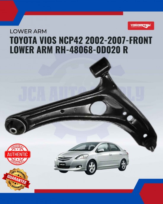 Showing image for Toyota Vios NCP42 2002-2007-Front Lower Arm RH Toyota Vios NCP42 2002-2007-Front Lower Arm RH image