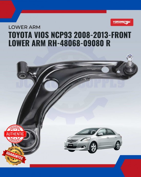 Showing image for Toyota Vios NCP93 2008-2013-Front Lower Arm RH Toyota Vios NCP93 2008-2013-Front Lower Arm RH Lower Arm / Upper Arm image