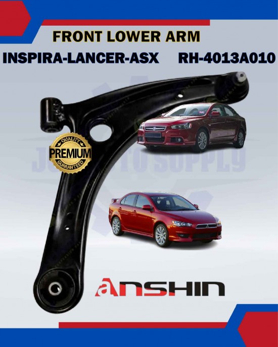 Front Lower Arm Right-Proton Inspira-Mitsubishi Lancer-ASX-Anshin-4013A010 LOWER ARM image