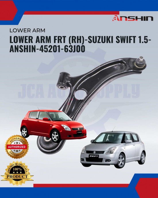 Front Lower Arm(RH)-Suzuki Swift 1.5-Anshin-45201-63J00 Absorber / Struts / Suspension Parts image