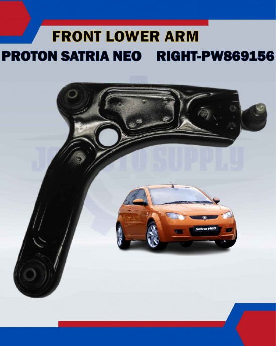 Front Lower Arm-Right-Proton Satria Neo 1.3 1.6-Savvy 1.2-PW869156 LOWER ARM image