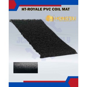 HT-Royale Pvc Coil Mat Black-1 Feet x 2 Feet