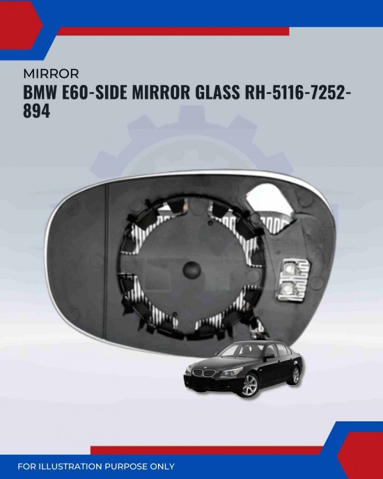 Side Mirror Glass-BMW E60-5116-7252-894