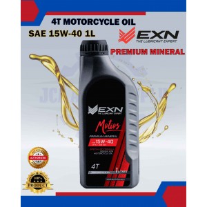 4T Motorcycle Oil EXN Premium Mineral SAE 15W40 1L