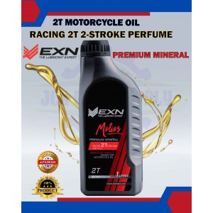 2T Motorcycle Oil EXN Motios Racing 2T 2-Stroke Premium Mineral FC/TC Perfume (1L)