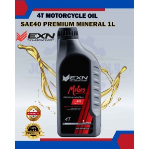 4T Motorcycle Oil EXN Premium Mineral SAE 40 (1L)