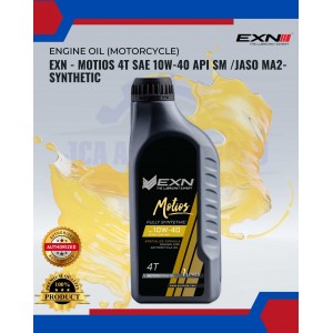 EXN - Motios 4T SAE 10W-40 API SM /JASO MA2-Fully Synthetic