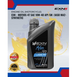EXN - Motios 4T 100% SAE 10W-40 API SM /JASO MA2-Synthetic Ester