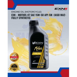 EXN - Motios 4T SAE 15W-50 API SM /JASO MA2- Fully Synthetic
