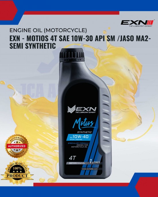Showing image for EXN - Motios 4T SAE 10W-30 API SM /JASO MA2-Semi Synthetic EXN - Motios 4T SAE 10W-30 API SM /JASO MA2-Semi Synthetic MOTOR 4T-2T ENGINE OIL image