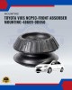 Toyota Vios NCP93-Front Absorber Mounting-48609-0D050 Absorber Mounting / Absorber Bush / Absorber Link-Stabilizer Link image