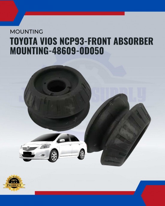 Toyota Vios NCP93-Front Absorber Mounting-48609-0D050 Absorber Mounting / Absorber Bush / Absorber Link-Stabilizer Link image