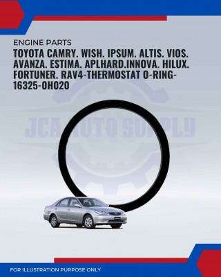 Thermostat O-Ring-Toyota Camry ASV70-ACV30-ACV31-Vios NCP42-NCP93-NCP150-Wish ANE10-16325-0H020 Thermostat O-Ring-Toyota Camry ASV70-ACV30-ACV31-Vios NCP42-NCP93-NCP150-Wish ANE10-16325-0H020
