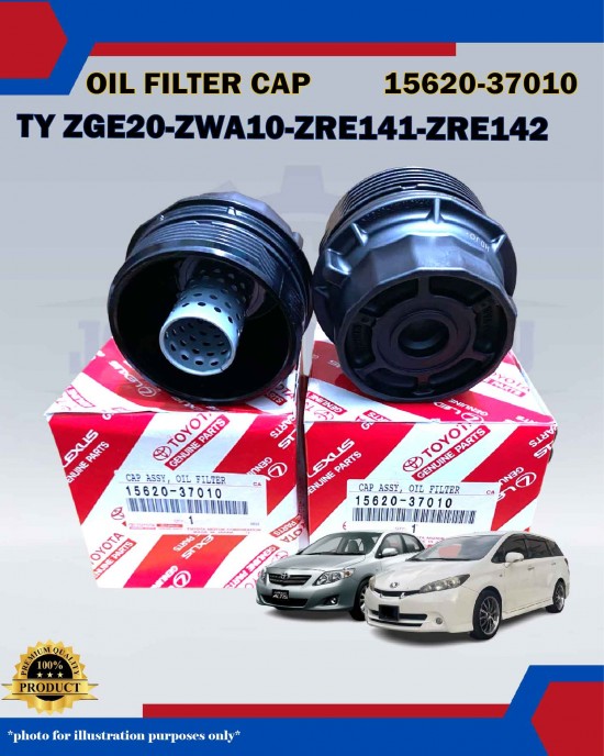 Oil Filter Cap-Toyota Wish ZGE20-Lexus ZWA10-Altis ZRE141-ZRE142-15620-37010