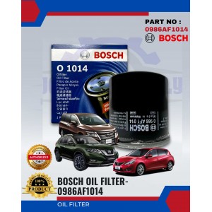 Oil Filter Nissan (O 1014)-X-Trail-N16-X-Tria-Insight-BOSCH-0986AF1014
