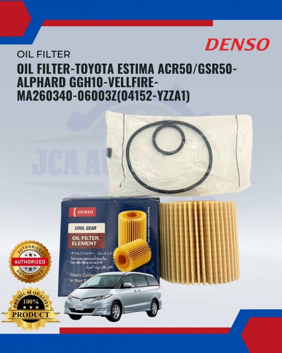 Oil Filter-Toyota Estima ACR50/GSR50-Alphard GGH10-Vellfire-MA260340-06003z(04152-YZZA1) image