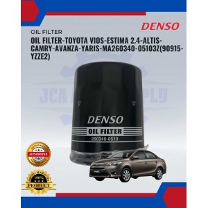 Oil Filter-Toyota Vios-Estima 2.4-Altis-Camry-Avanza-Yaris-MA260340-05103Z(90915-YZZE2)
