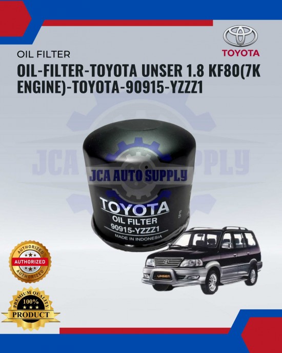 Oil Filter-Toyota Unser 1.8 KF80(7K Engine)-Toyota-90915-YZZZ1 image