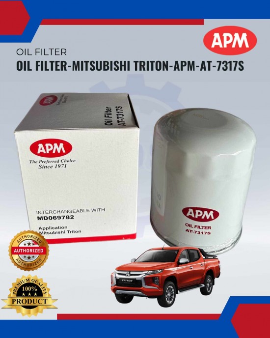 Oil Filter-Mitsubishi Triton-APM-AT-7317S image