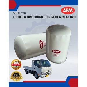 Oil Filter-Hino Dutro 3ton-5ton-APM-AT-8211