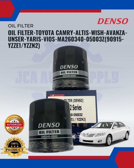 Showing image for Oil Filter-Toyota Camry-Altis-Wish-Avanza-Unser-Yaris-Vios-MA260340-05003Z(90915-YZZE1/YZZN2) Oil Filter-Toyota Camry-Altis-Wish-Avanza-Unser-Yaris-Vios-MA260340-05003Z(90915-YZZE1/YZZN2) image