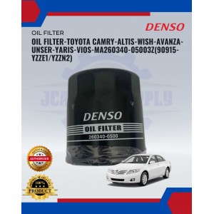 Oil Filter-Toyota Camry-Altis-Wish-Avanza-Unser-Yaris-Vios-MA260340-05003Z(90915-YZZE1/YZZN2)