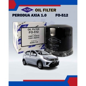 Oil Filter-Filton-Perodua Axia 1.0, Aruz, Bezza. Myvi, Ativa-FO-512