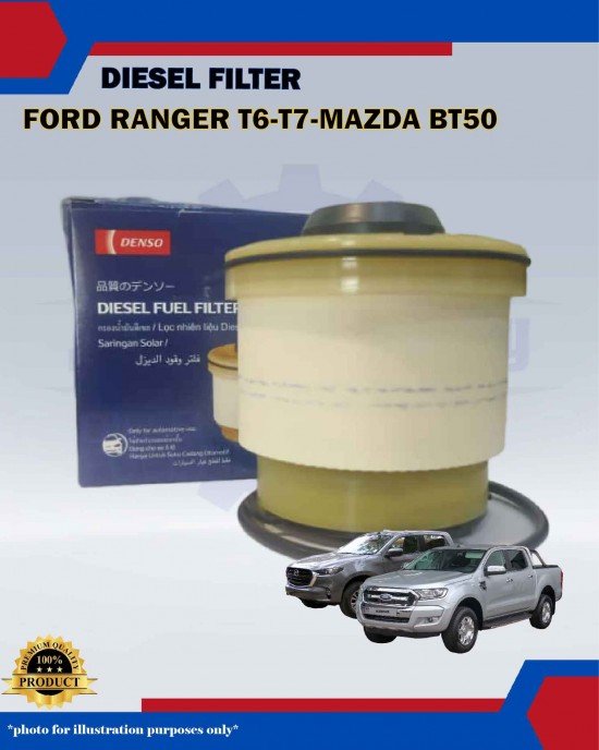 Ford Ranger T6 T7-Mazda BT50 2.2cc 3.2cc Diesel Filter-KS086300-4080 (1WA0-13-ZA5TT) (L2MZ-9365-A) Ford Ranger T6 T7-Mazda BT50 2.2cc 3.2cc Diesel Filter-KS086300-4080 (1WA0-13-ZA5TT) (L2MZ-9365-A)