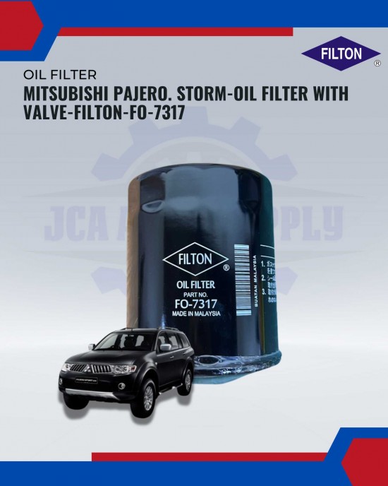 Mitsubishi Pajero. Storm-Oil Filter With Valve-Filton-FO-7317 Mitsubishi Pajero. Storm-Oil Filter With Valve-Filton-FO-7317