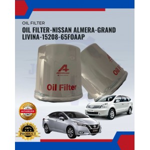 Oil Filter-Nissan Almera-Grand Livina-15208-65FOAAP