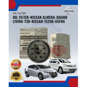 Oil Filter-Nissan Almera-Grand Livina-T30-Nissan-15208-65FOA