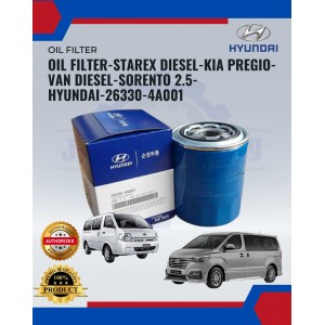 Oil Filter-Starex Diesel-Kia Pregio-Van Diesel-Sorento 2.5-Hyundai-26330-4A001