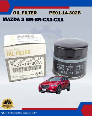 Oil Filter-Mazda 2 BM-BN-Biante CX3 DK-CX5-CX30 (All Skyactiv)-PE01-14-302B