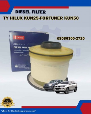Toyota Hilux KUN25-KUN26-Fortuner KUN50-Hiace KDH200 Diesel Filter-KS086300-2720 (23390-0L041/YZZA1)