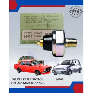 Oil Pressure Switch-Toyota Corolla KE20.30-Perodua Kancil-FEW-S6203