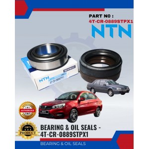 Front Wheel Bearing Set-Proton Saga-Iswara-1 Set=2 Bearings+2 Oil Seals-NTN-4T-CR-0889STPX1