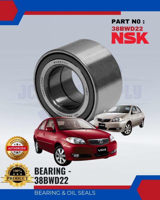 Front Hub Bearing- Toyota Vios NCP42-NSK(JAPAN)-38BWD22 Bearing and Oil Seals image