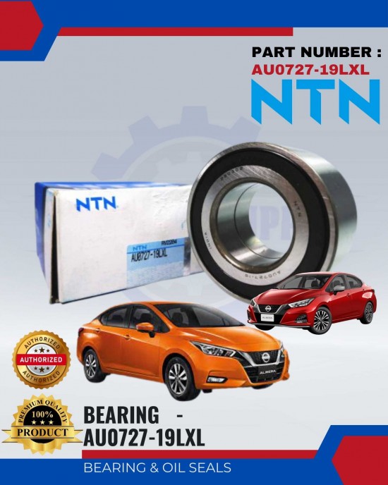 Front Hub Bearing (Magnet)-Nissan Almera-AU0727-19LXL Bearing and Oil Seals image