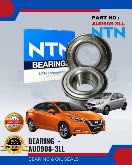 Rear Hub Bearing-Nissan Almera March K13-NTN-AU0908-3LL Bearing and Oil Seals image