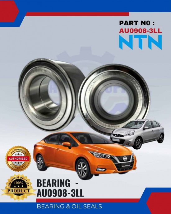 Rear Hub Bearing-Nissan Almera March K13-NTN-AU0908-3LL Bearing and Oil Seals image