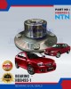 Rear Hub Bearing-Waja-Gen2-Persona-NTN-HUB493-1 Bearing and Oil Seals image