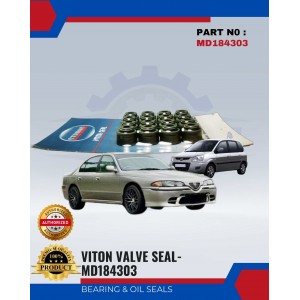 VITON VALVE SEAL SET-PROTON PERDANA V6-WIRA 1.6-HYUNDAI MATRIX 1.6-STRONG-16PCS-MD184303