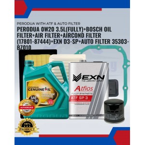 PERODUA with ATF (4Litre) & AUTO FILTER-AXIA.BEZZA 1.0 .BEZZA 1.3-PERODUA & EXN PACKAGE