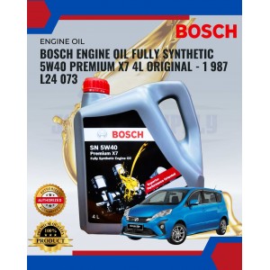 Bosch Engine Oil Fully Synthetic 5w40 Premium X7 4l Original-1 987 L24 073