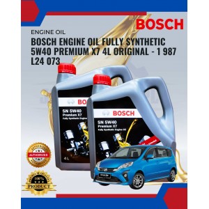 Bosch Engine Oil Fully Synthetic 5w40 Premium X7 4l Original-1 987 L24 073