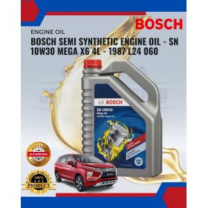 Bosch Semi Synthetic Engine Oil-Sn 10w30 Mega X6 4l-1987 L24 060