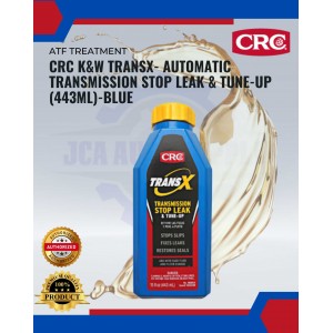 CRC K&W TransX- Automatic Transmission STOP LEAK & TUNE-UP (443mL)-Blue