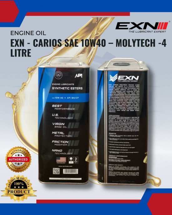 EXN Carios Synthetic Esters Molytech SAE 10W-40 (4L) image