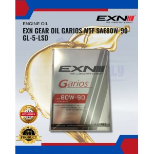 EXN Gear Oil Garios MTF SAE80W-90 GL-5/LSD (4L)